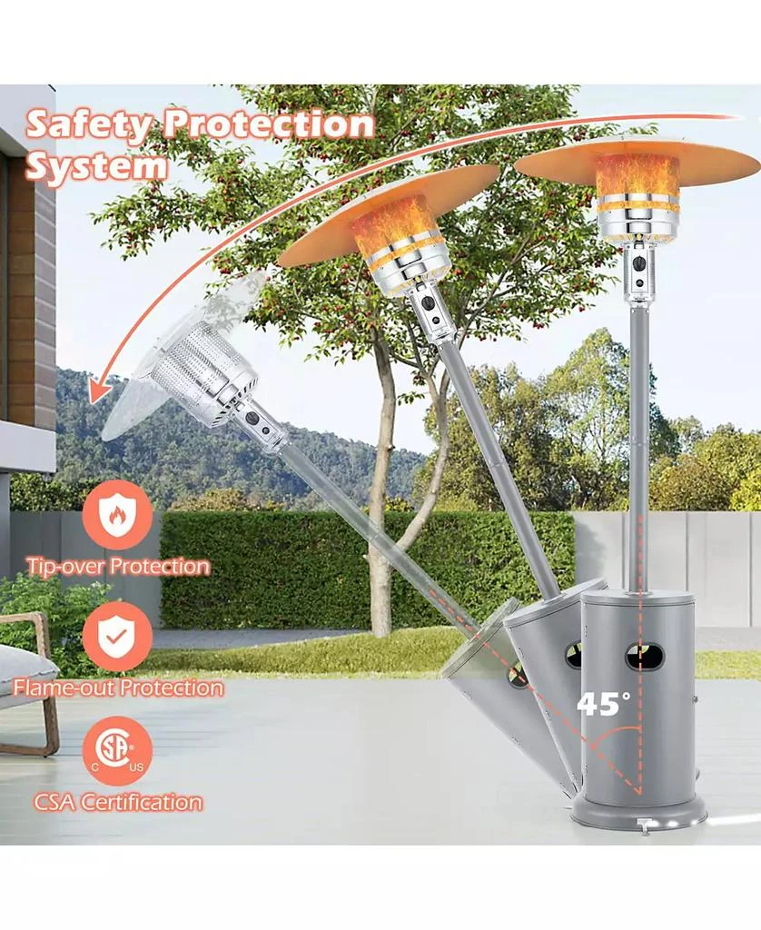 SUGIFT 50000 BTU Propane Patio Heater with Round Table Design 4