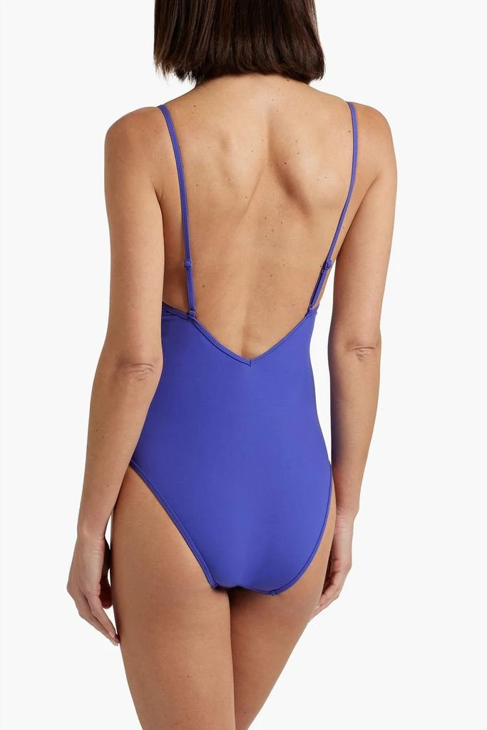 undefined Button-embellished swimsuit 3