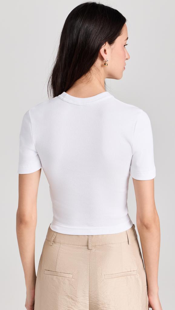 Tibi Cropped Baby Tee