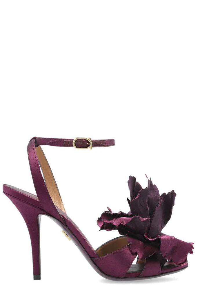 Salvatore Ferragamo Ferragamo EFlower Embellished High Heel Sandals 1