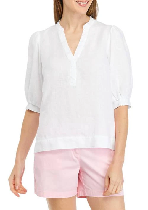 Lilly Pulitzer Pulitzer Womens Mialeigh Linen Top 1