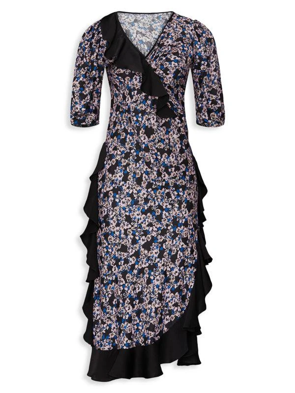Brøgger Ruffle-Trim Floral Dress 5