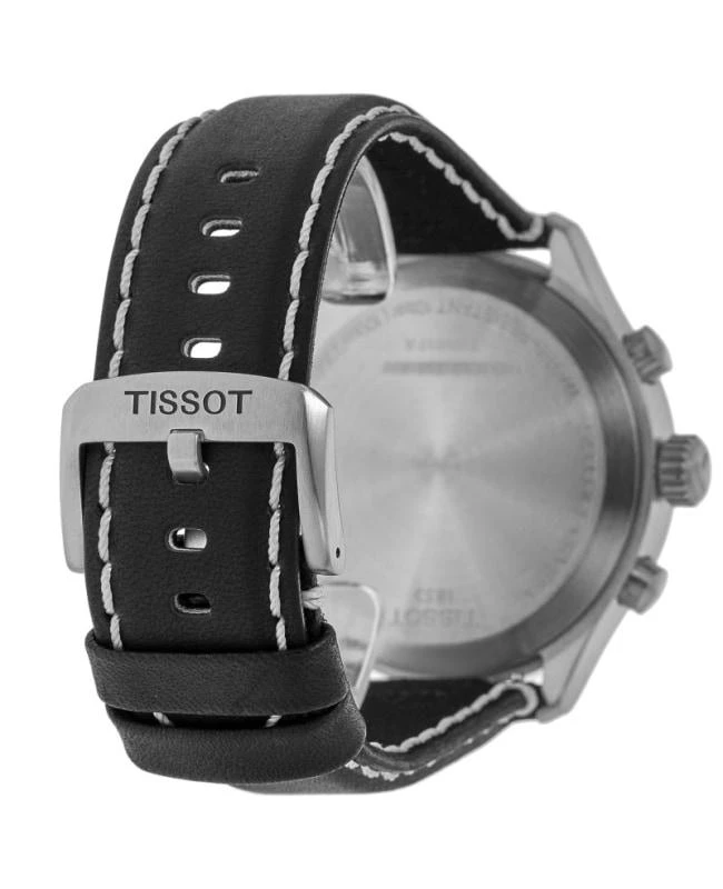 Tissot Tissot Chrono XL Grey Dial Black Leather Strap Men's Watch T116.617.16.062.00 4