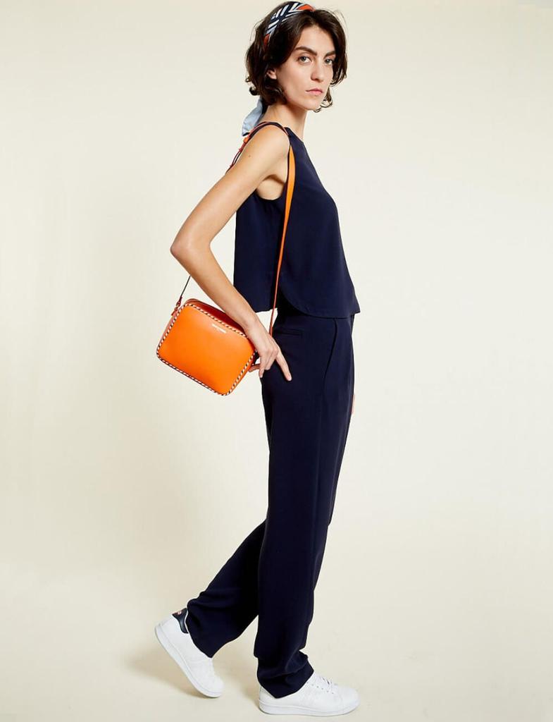 INES DE LA FRESSANGE Atalia navy blue pants