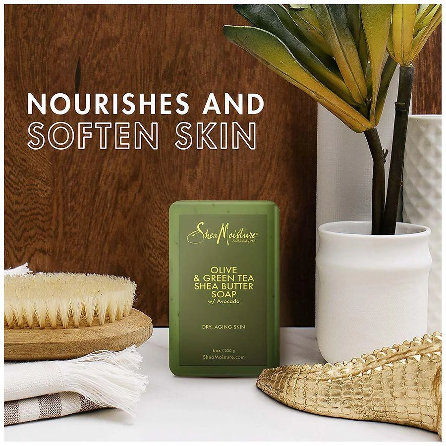 SheaMoisture Bar Soap Olive and Green Tea Extract 6
