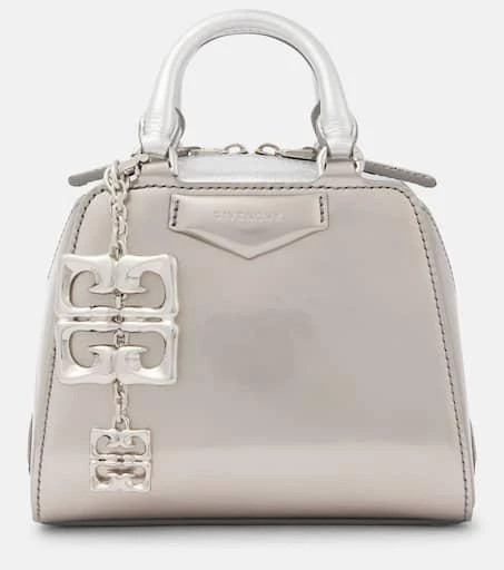 Givenchy Antigona Cube Nano metallic leather tote bag Tote Bags