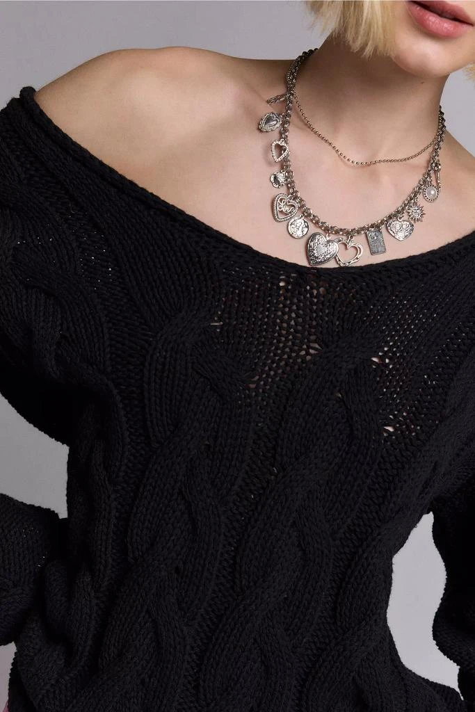 BDG BDG Skylar Oversized Cable Knit Sweater 3