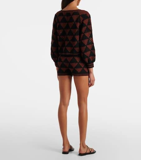 ANNA KOSTUROVA Malia crochet cotton cardigan 3