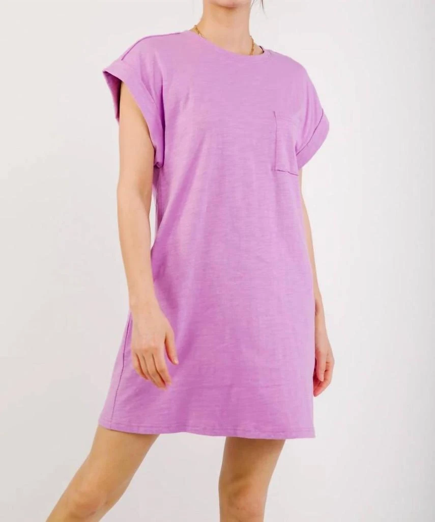 Very J T-Shirt with Pocket Dress