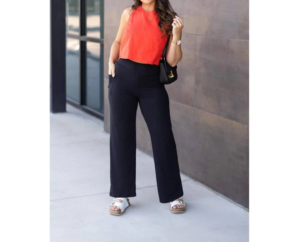 Janie and Jack Janie And Jack - Brooke Wide Leg With Pockets Luxe Leggings