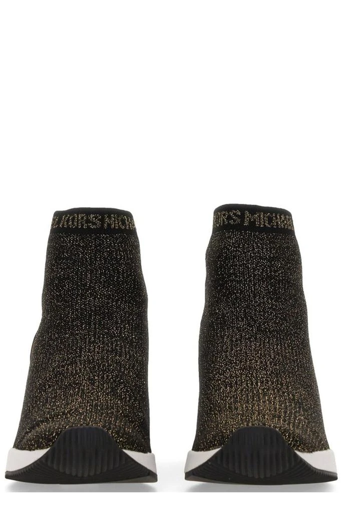 Michael Kors Michael Michael Kors Skyler Metallic Stretch Knit Sock Sneakers 2