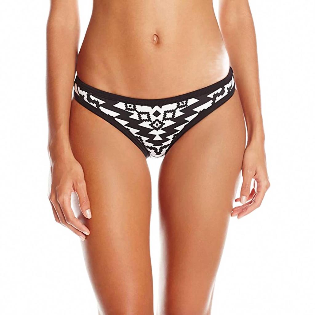 Seafolly Kasbah Scuba Hipster Bikini Bottom In Black/white