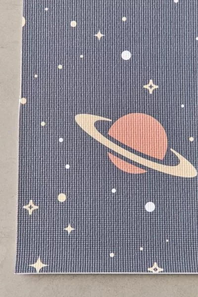 DENY Designs Emanuela Carratoni For Deny Mystical Galaxy Yoga Mat 2
