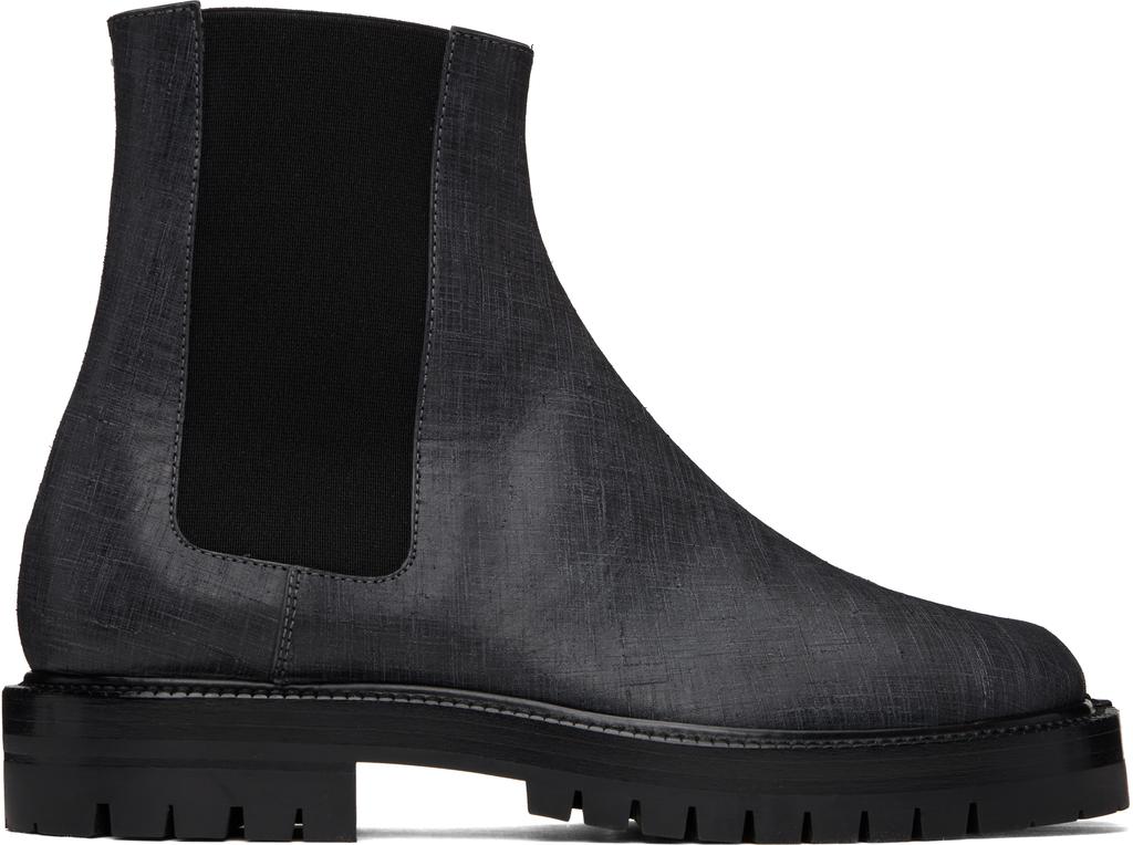 MAISON MARGIELA Black Tabi Ankle Boots - Shoes - Compare