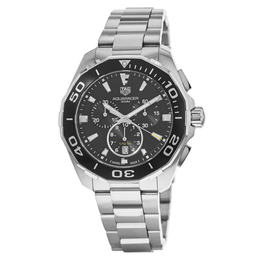 TAG Heuer Aquaracer 300M Chronograph Black Dial Steel Men's Watch CAY111A.BA0927