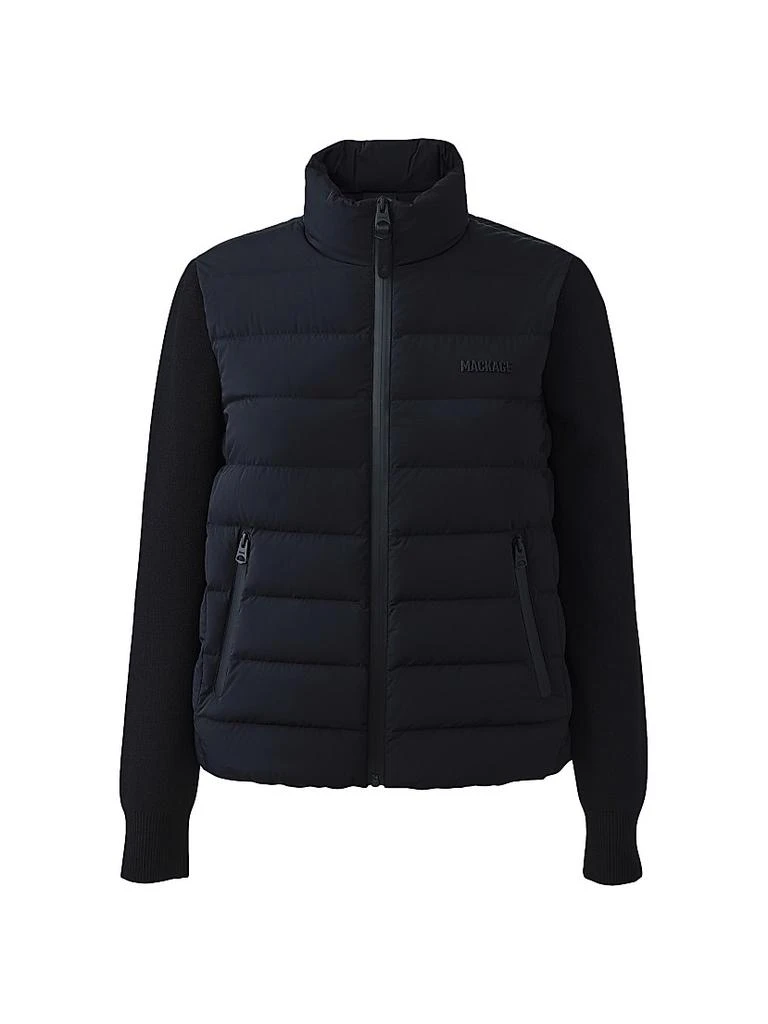 Mackage Oceane Mixed Media Jacket 1
