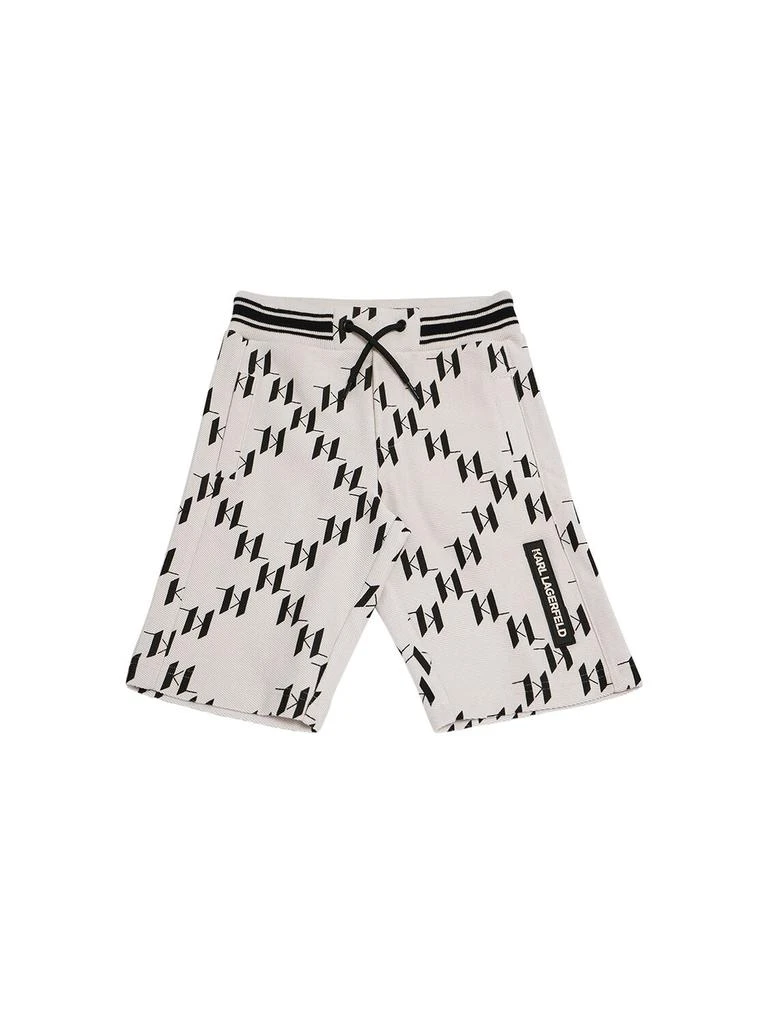 Karl Lagerfeld Paris Cotton Twill Jogger Shorts 1