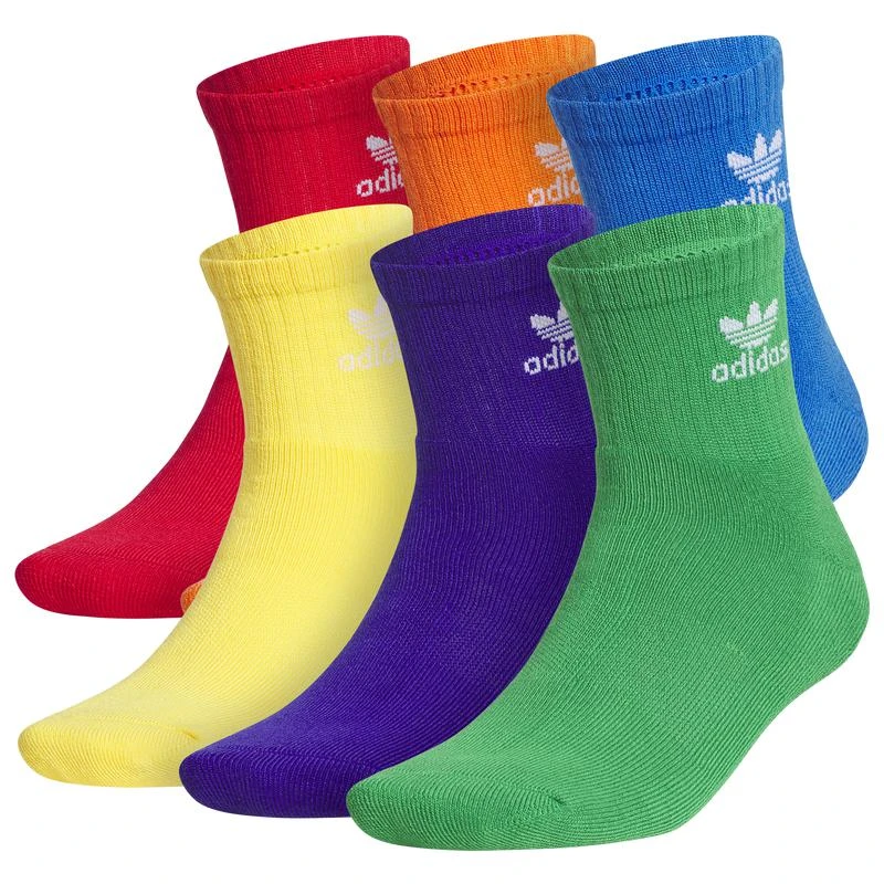 Adidas adidas Originals Trefoil Brights 6-Pack Quarter Socks - Men's 1