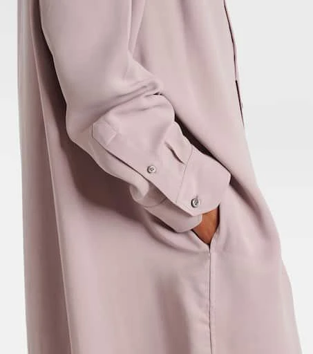 Y/Project Turtleneck mesh-trimmed shirt dress 5