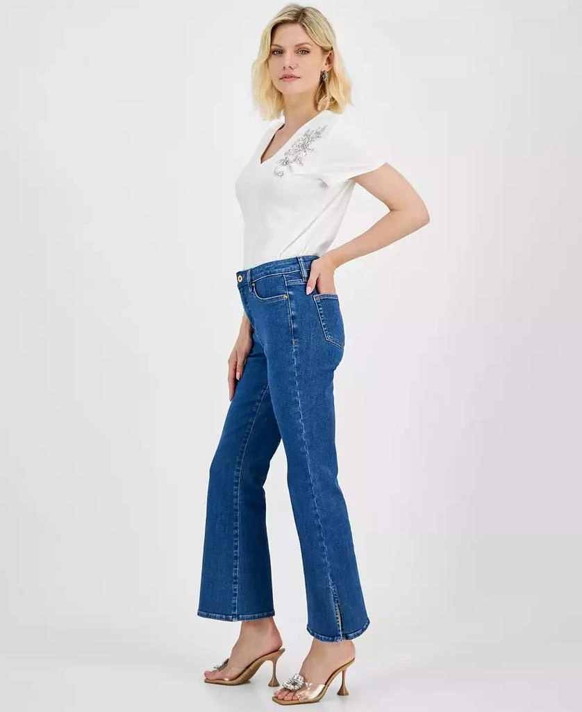 INC International Petite High-Rise Flare Jeans, Created for Macy's 6