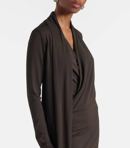Totême Scarf-detail jersey maxi dress 4