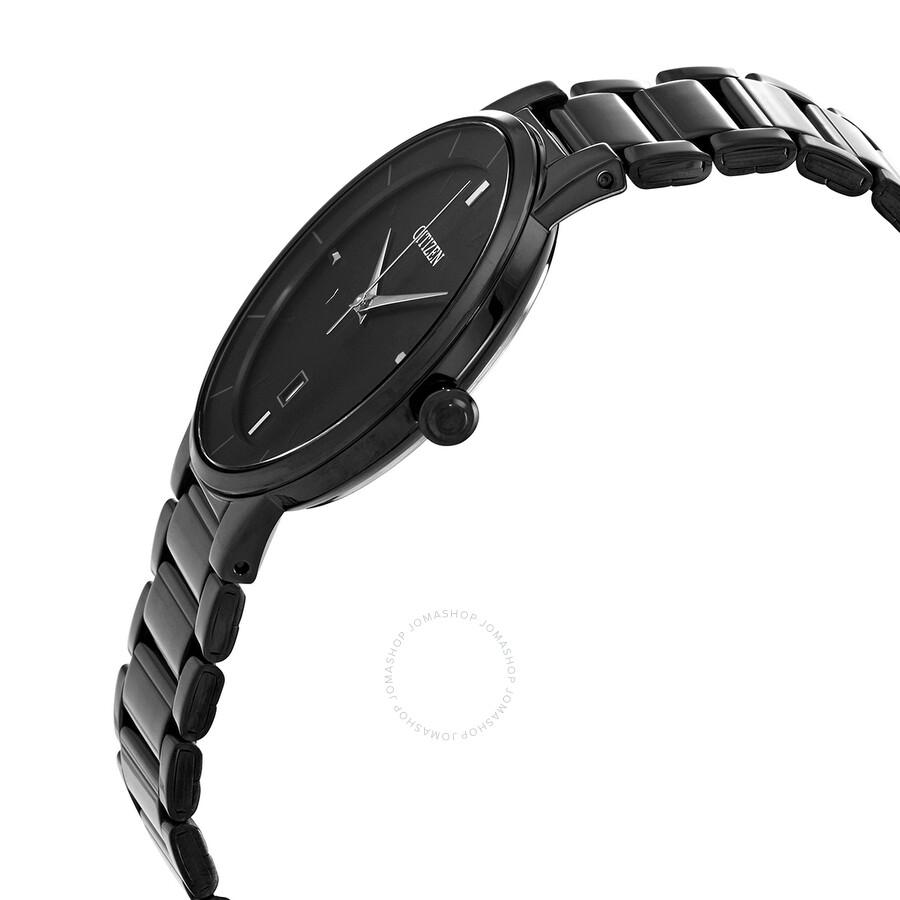 Citizen Quartz Black Dial Black-plated Men's Watch BI5017-50E
