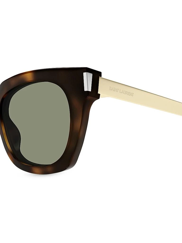 Yves Saint Laurent Combi Corner Angle Bold 53MM Rectangular Sunglasses 4