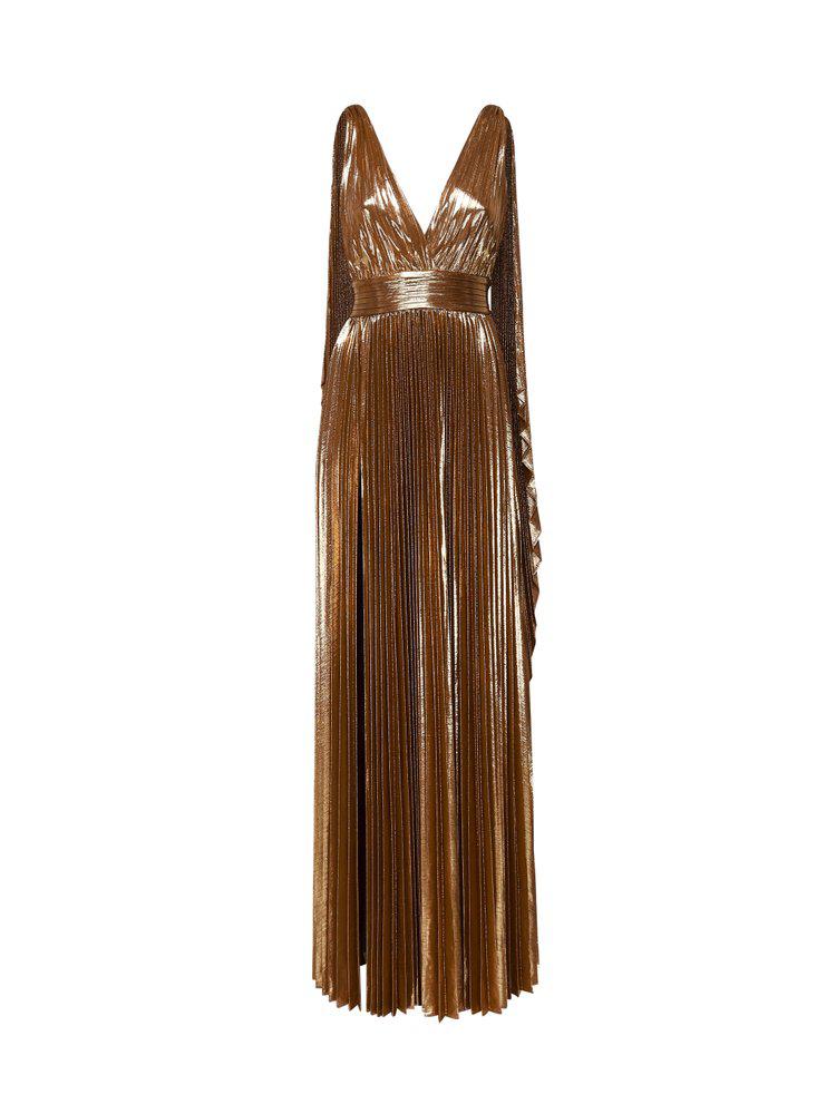 retrofête Retrofete Eleri V-Neck Gown