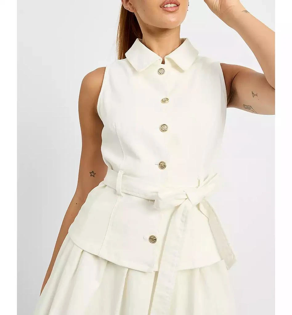 En Saison Women's Oaklynn Denim Mini Dress 9