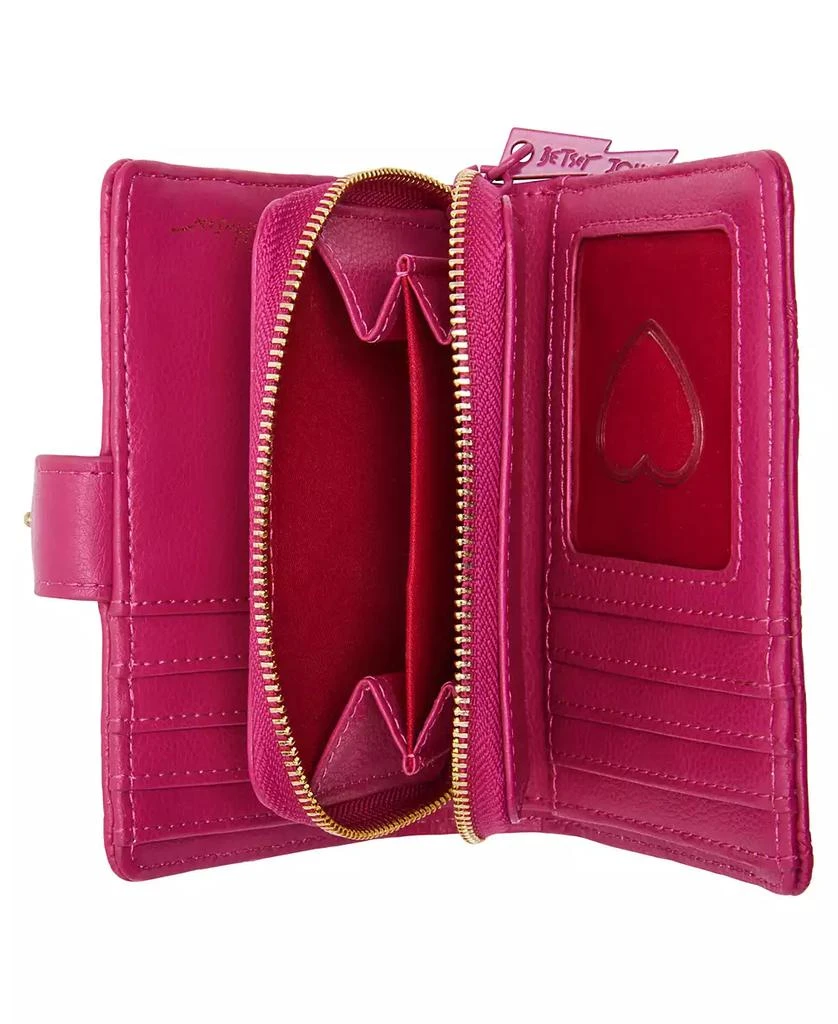 Betsey Johnson Skulls Roses Wallet 8