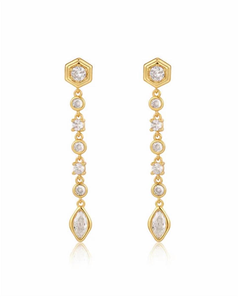 Luv AJ Luv Aj - Women's Stellar Bezel Drop Studs