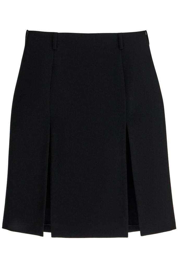 スカート THE ATTICO Black Viscose Blend Miniskirt The Attico Skirt In Black Viscose - Dresses & Skirts
