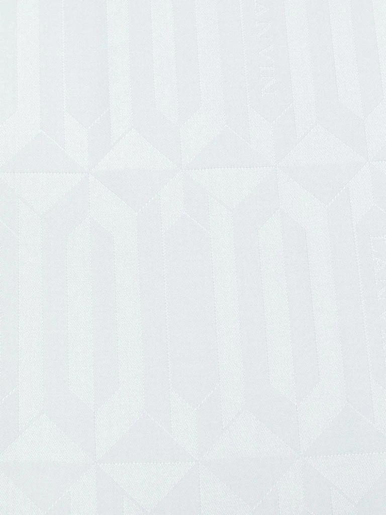 Lanvin Patterned Jacquard Scarf with Frayed Edges 2