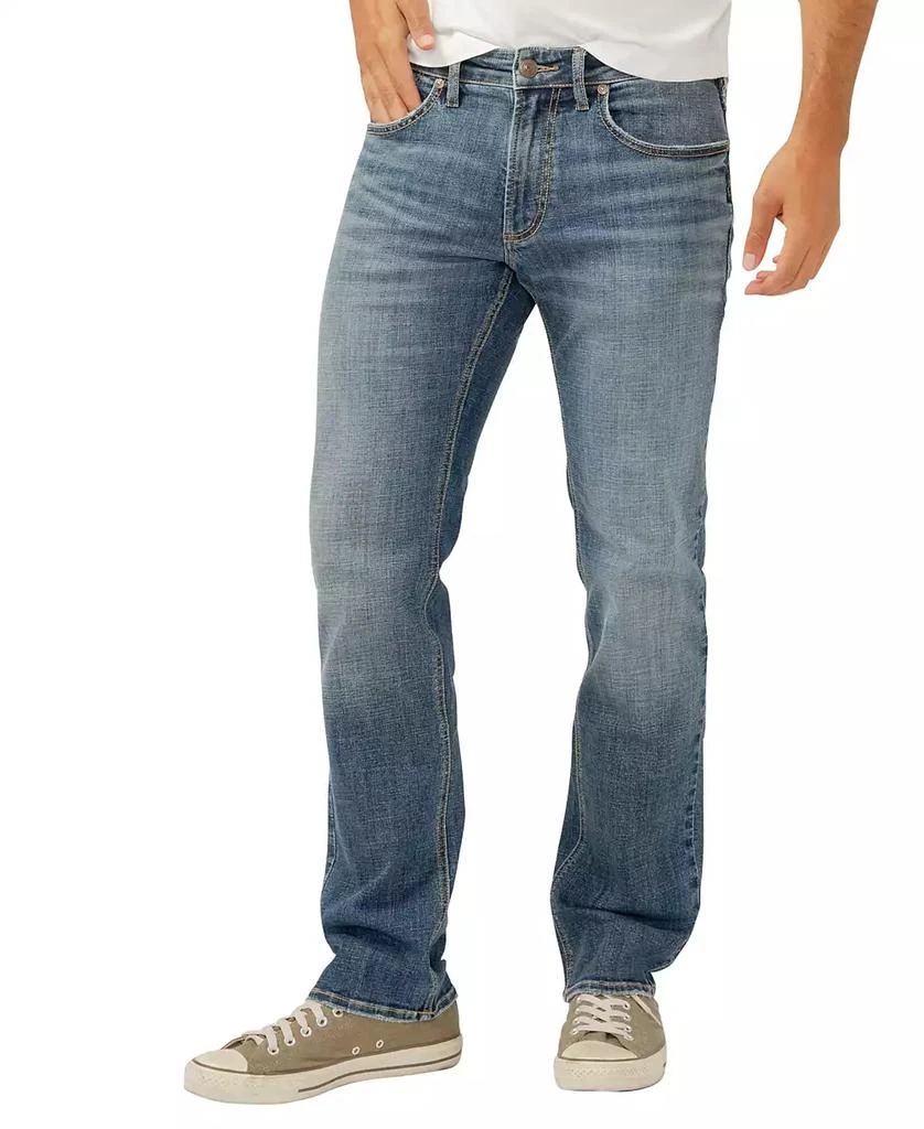 Silver Jeans Co. Men's Allan Slim Fit Straight Leg Jeans 2