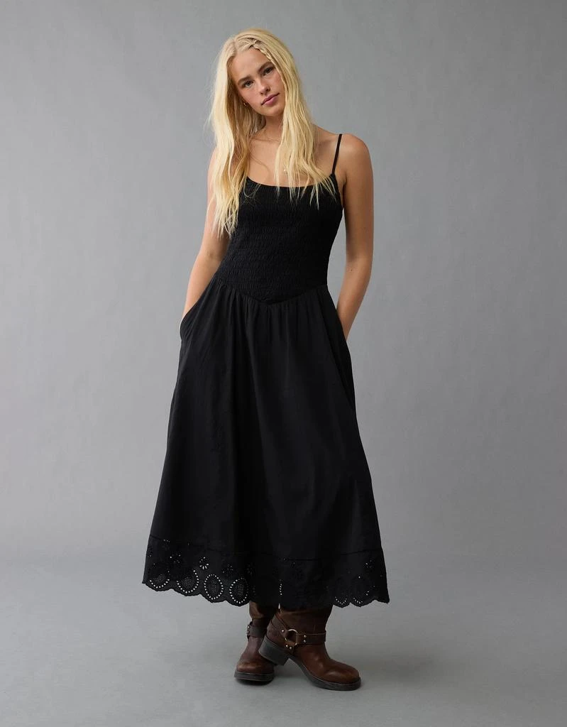 full midi dress Lavin Dress | V-neck Midi Dress