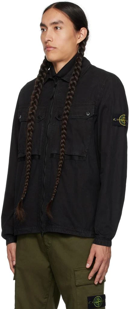 Stone Island Black Faded Jacket 4