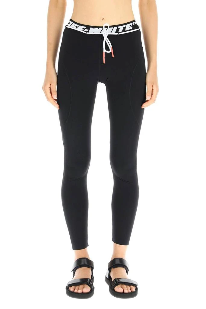 Off-White Off-White Logo Detailed High Waist Leggings 2