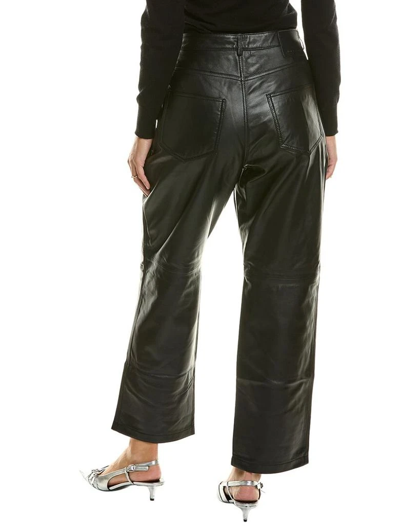 Proenza Schouler White Label Leather Straight Pant 2