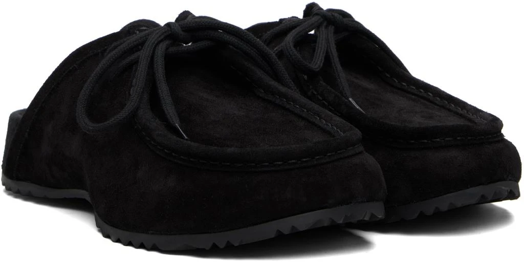 Dries Van Noten Black Suede Clogs 4
