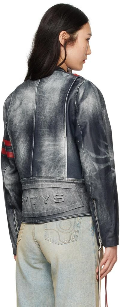 EYTYS Navy Damon Leather Jacket 3