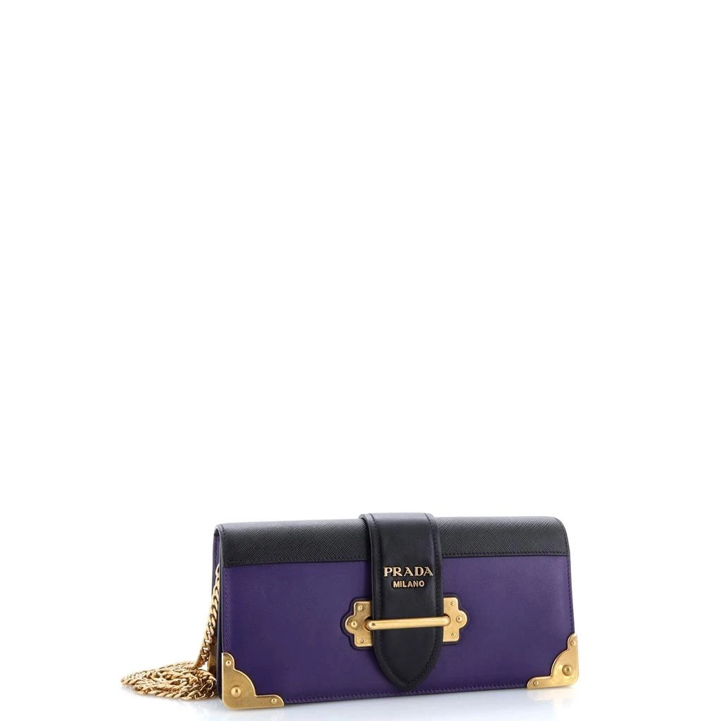 Prada Cahier Chain Clutch City Calf and Saffiano 2