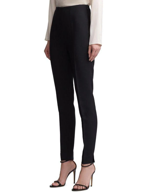 Ralph Lauren Bobbi Sculpted Wool-Blend Ankle Pants 3