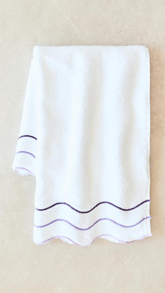 Kassatex Shopbop x Scalloped Hand Towel Set of 2