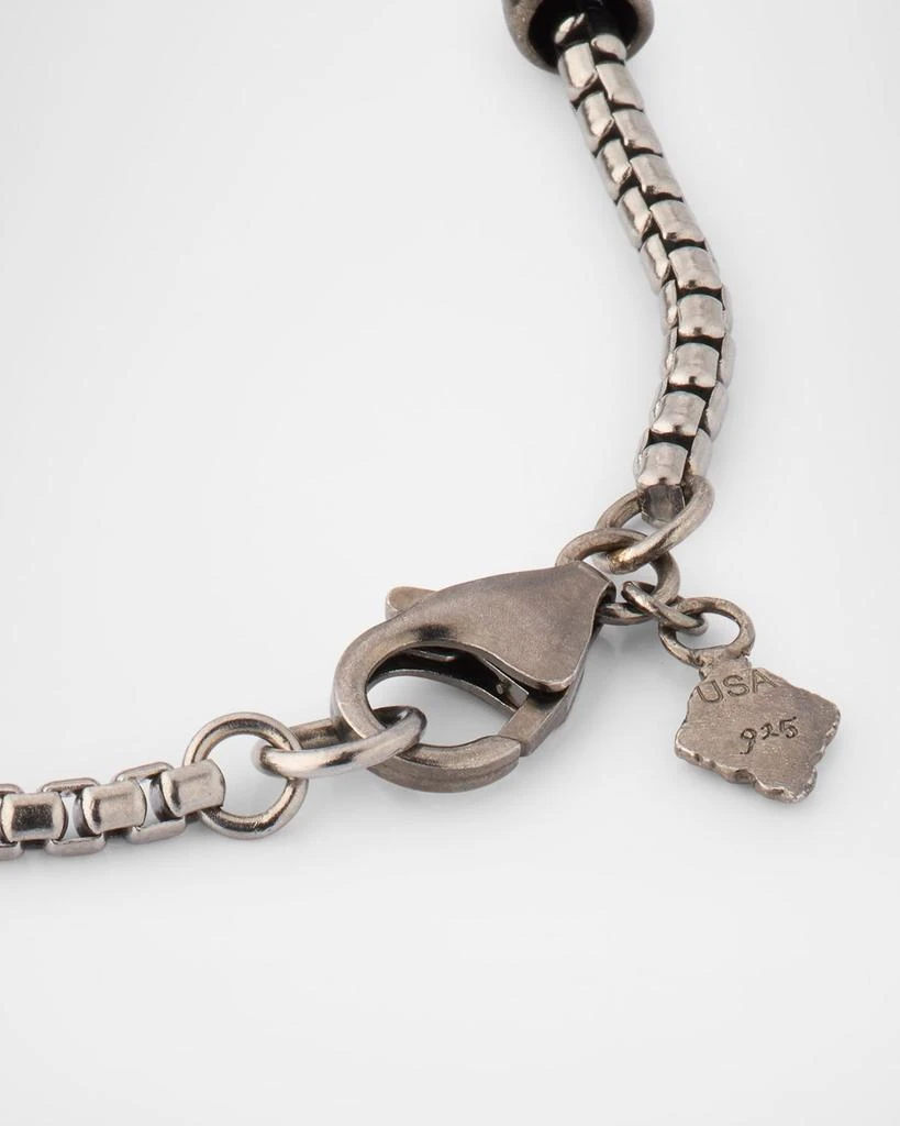 Armenta Men's Grey Sterling Silver Bracelet 4