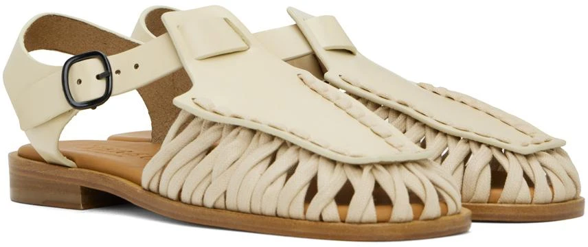 HEREU Off-White Alaro Sandals 4