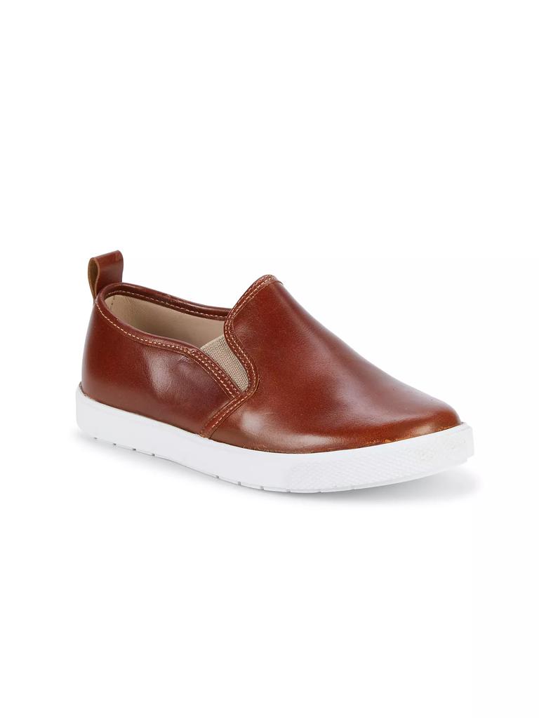Elephantito Baby's, Little Boy's & Boy's Classic Slip-On Leather Sneakers