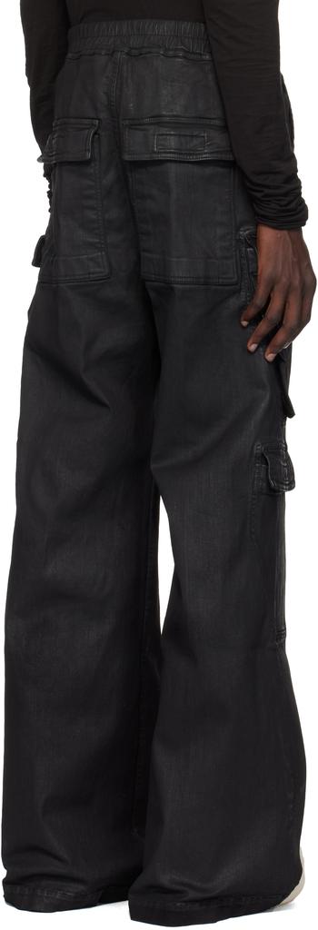 Shop Black Porterville Double Cargo Jumbo Belas Denim Cargo