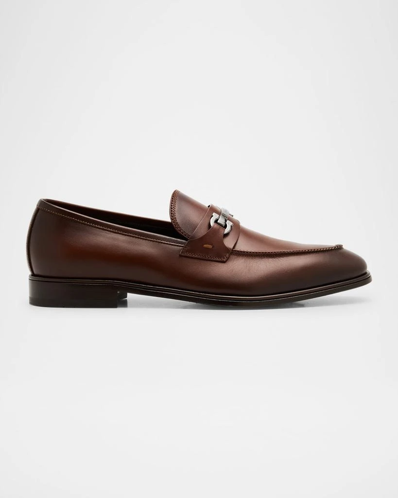 Salvatore Ferragamo Cognac Leather Bit Loafers Salvatore Ferragamo Men main image 3