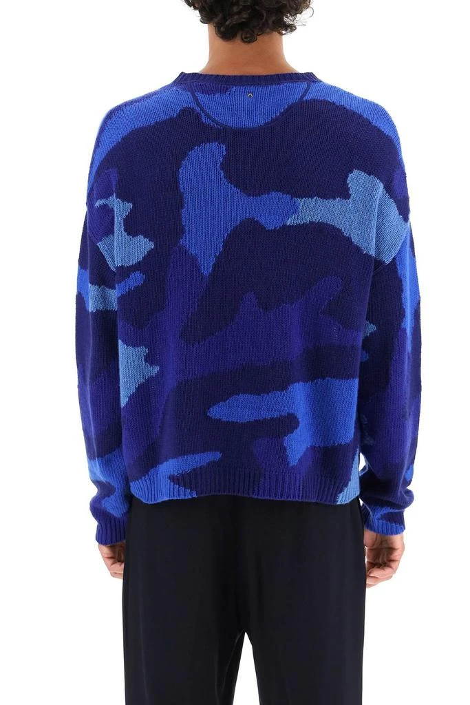 Valentino Valentino Camouflage Motif Long-Sleeved Jumper 3