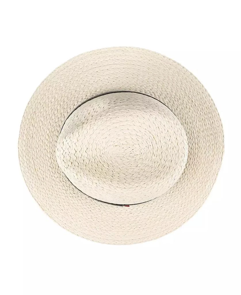 Levi's Men's Straw Panama Hat with Denim Washed Band 3